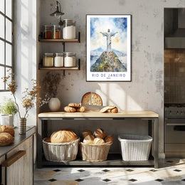 Iconic View of Rio de Janeiro Poster PosterGoat