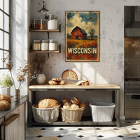 Rustic Wisconsin Poster