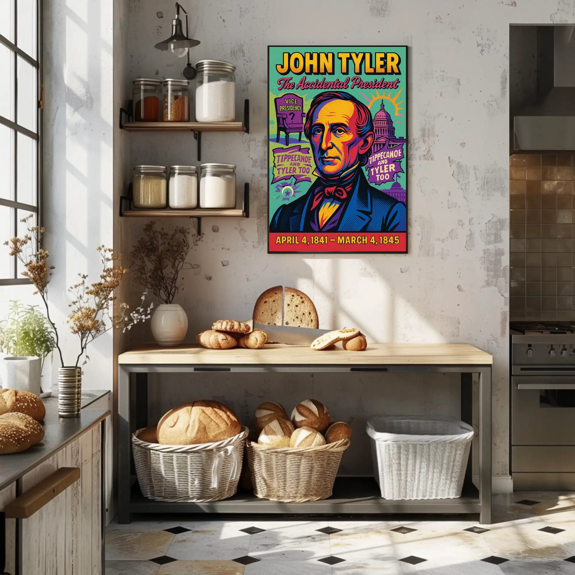 John Tyler The Accidental President Poster PosterGoat