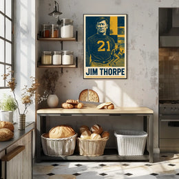 Jim Thorpe Legendary Athlete Poster