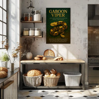 Gaboon Viper Natures Master of Stealth Poster