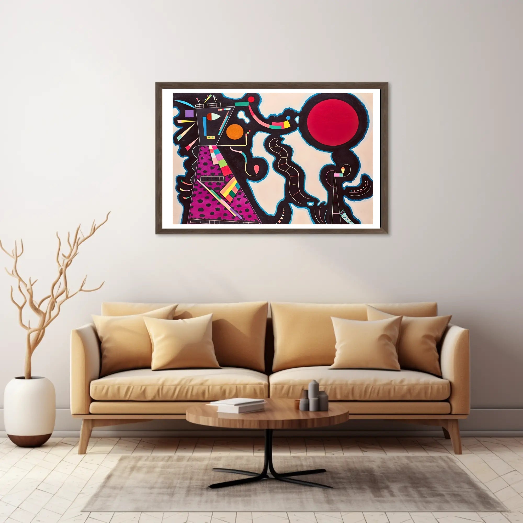 Abstract Geometric Symphony Poster