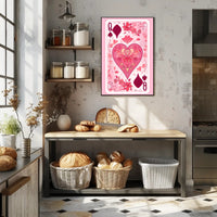 Queen of Spades Artistic Poster for Elegant Home Decor PosterGoat