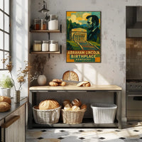 Abraham Lincoln Birthplace Poster
