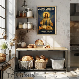 Jesus Christ Spirituality Poster for Inspirational Settings