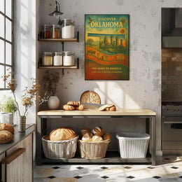 Discover Oklahoma Wall Art Print Decor PosterGoat
