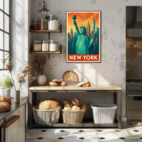 New York Iconic Skyline Poster