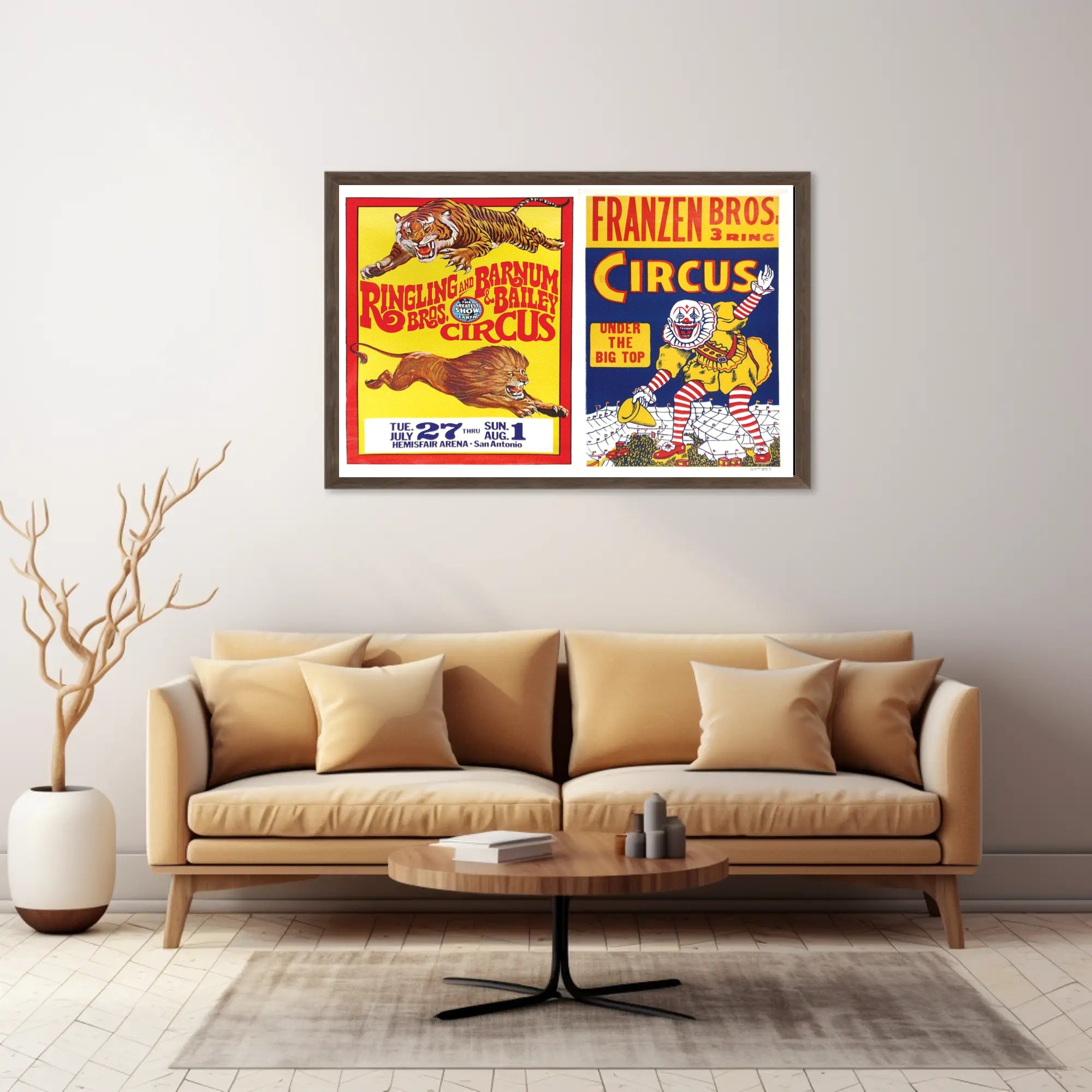 Classic Circus Posters Poster