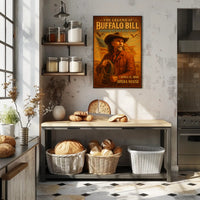 The Legend Of Buffalo Bill Poster Vintage Wall Art