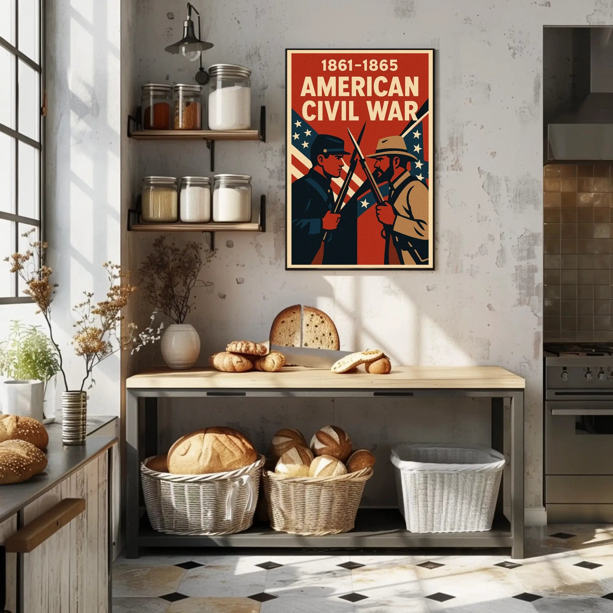 American Civil War 1861-1865 Poster