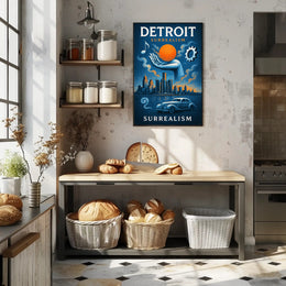Detroit Surrealism Poster PosterGoat