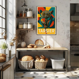 Tarsier Art Poster