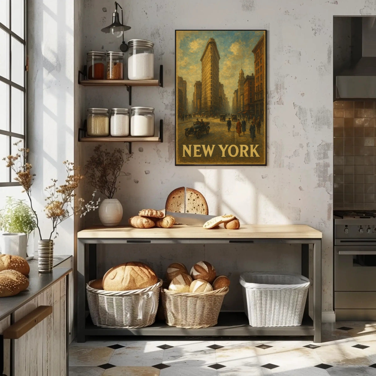 New York Cityscape Poster