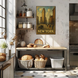 New York Cityscape Poster