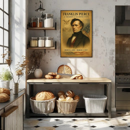 Franklin Pierce 14Th President Poster