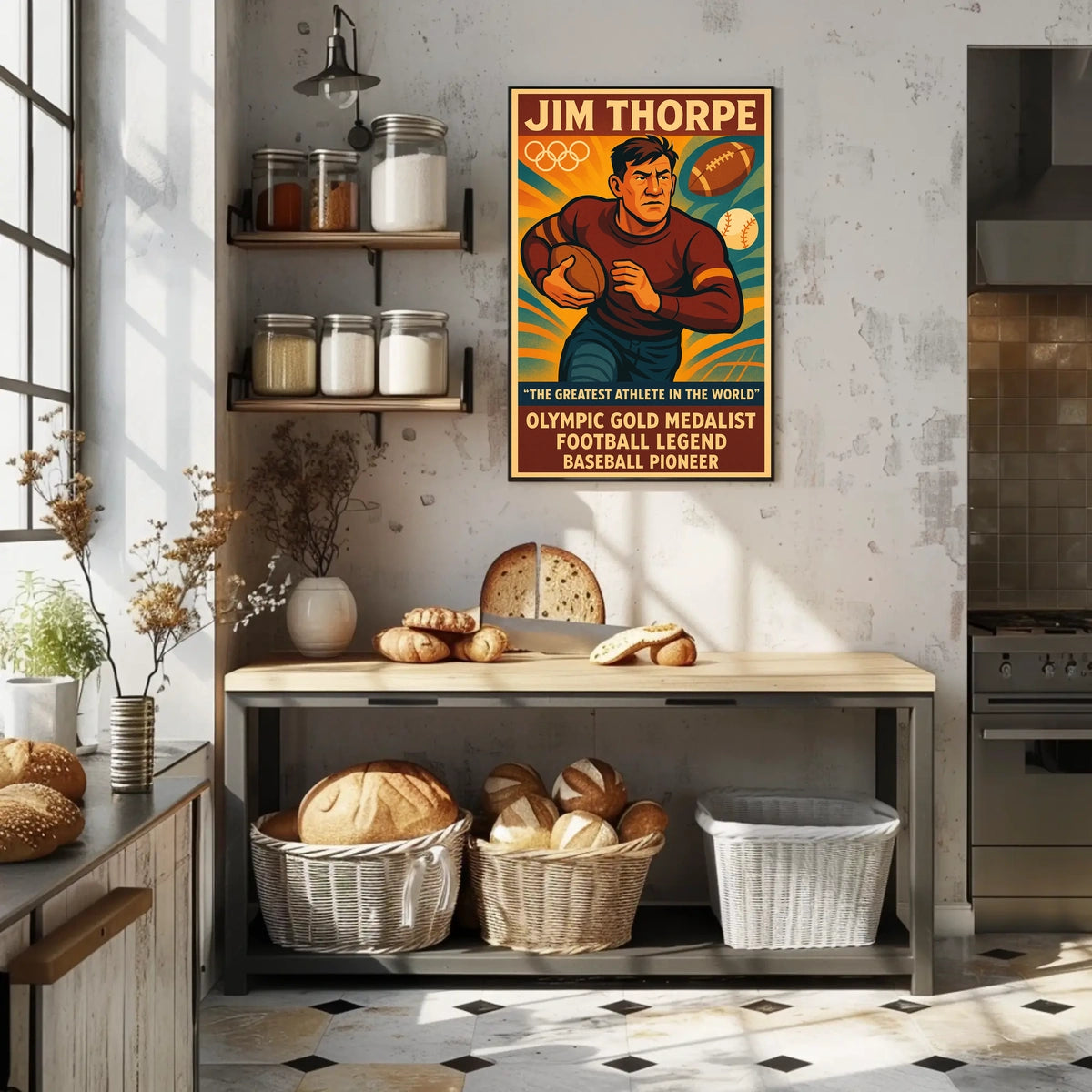 Celebrating Jim Thorpe A Legendary Athlete Jim Thorpe Poster