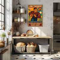 Celebrating Jim Thorpe A Legendary Athlete Jim Thorpe Poster