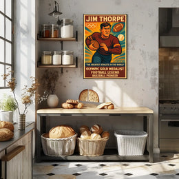 Celebrating Jim Thorpe A Legendary Athlete Jim Thorpe Poster