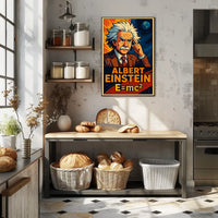 Albert Einstein EMc² Poster