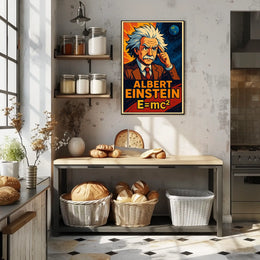 Albert Einstein EMc² Poster