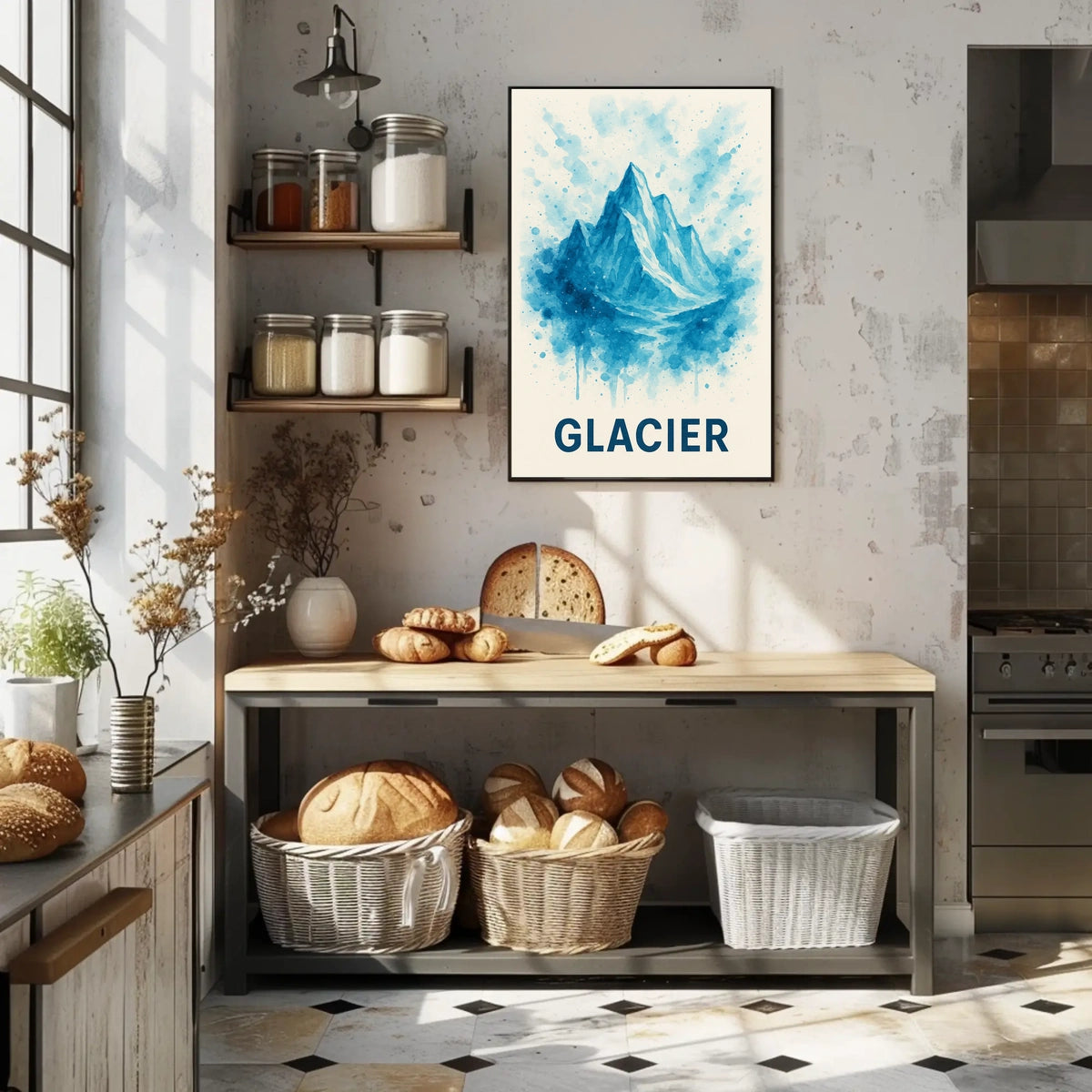 Glacier Majesty Poster