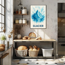 Glacier Majesty Poster