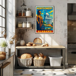 Montgomery, Alabama Poster