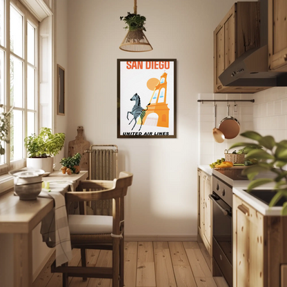 San Diego - United Air Lines Poster