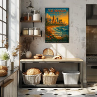 Endless Summer California Travel Adventure Travel Poster