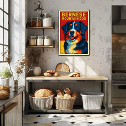 Bernese Mountain Dog Poster