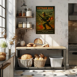 Vietnam War Retrospective Wall Art Print