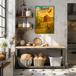 Iowa The Heartland of Possibilities Poster