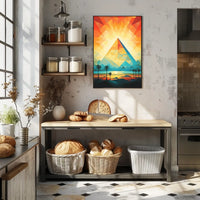 Egyptian Pyramid Mystique Cultural or Heritage Poster