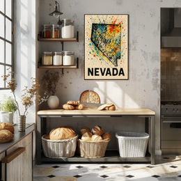Nevada A Splash Of Color Poster