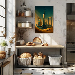 Dubai Skyline Architectural Marvels Poster