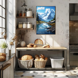 Majestic Mountain Landscape Poster