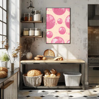 Pink Disco Balls Pop Culture Poster PosterGoat
