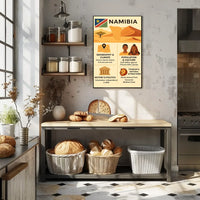 Namibia's Natural Wonders Travel Poster