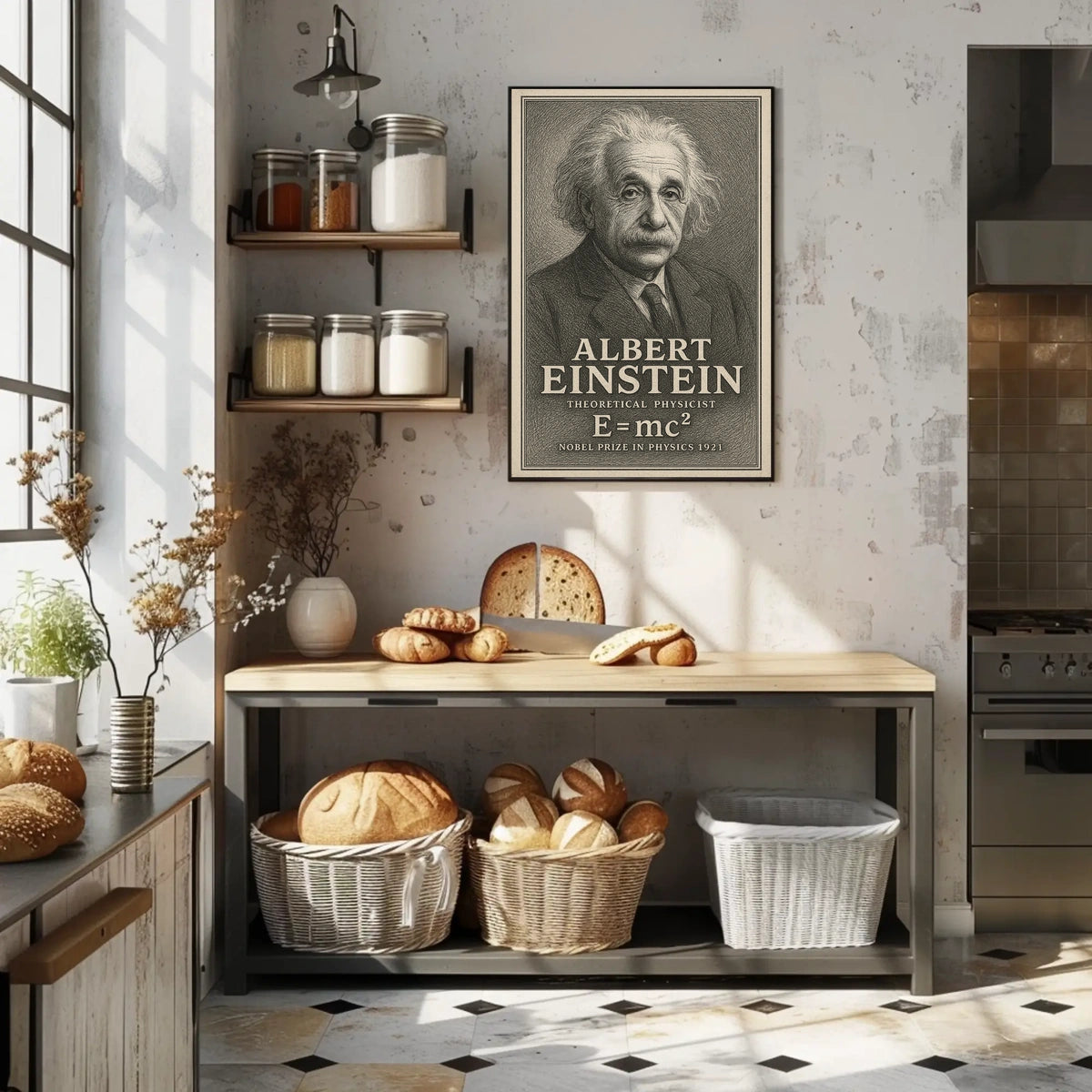 Albert Einstein Theoretical Physicist Poster