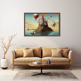 Majestic Fairy-Tale Castle Fantasy or Mythology Poster