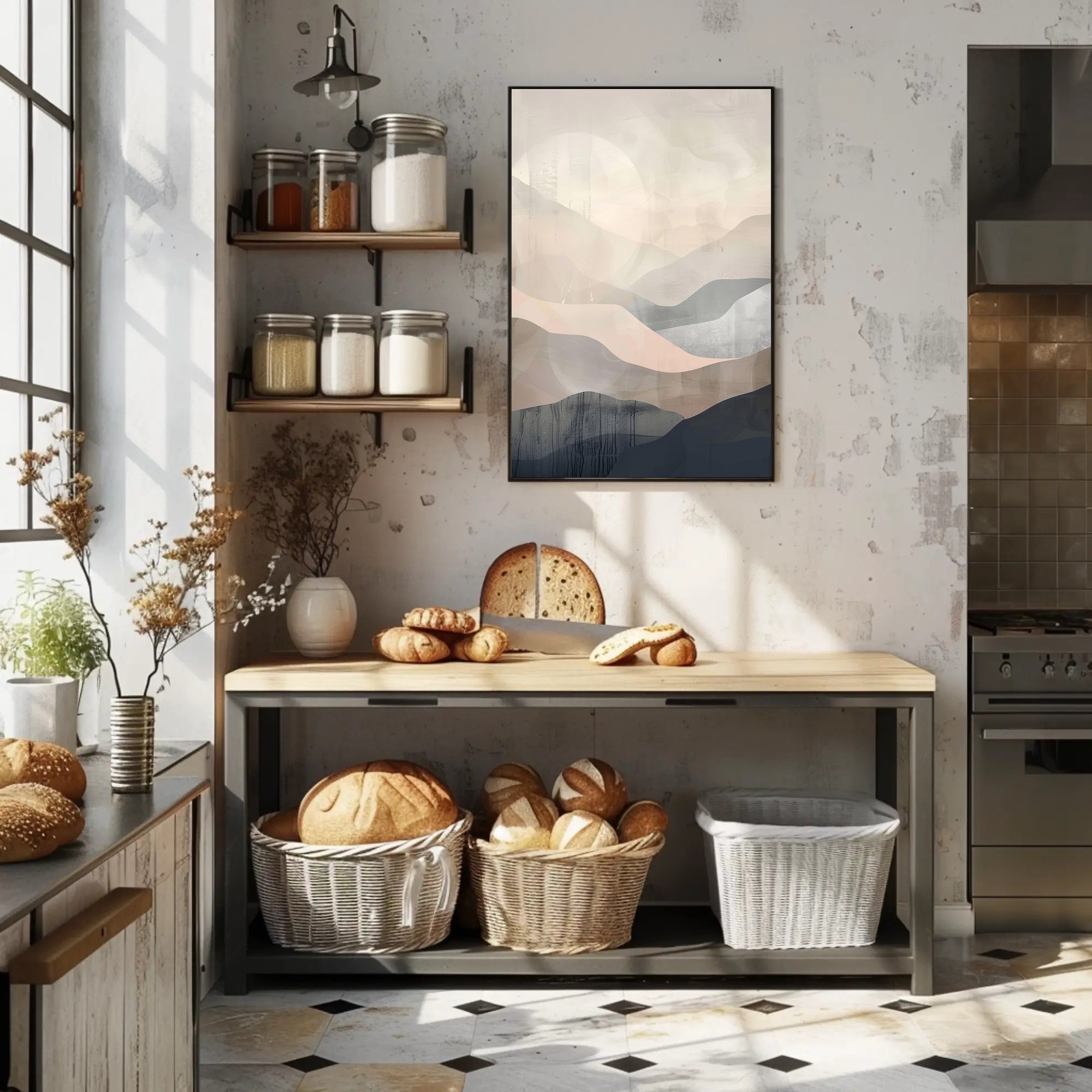 Abstract Landscape Poster