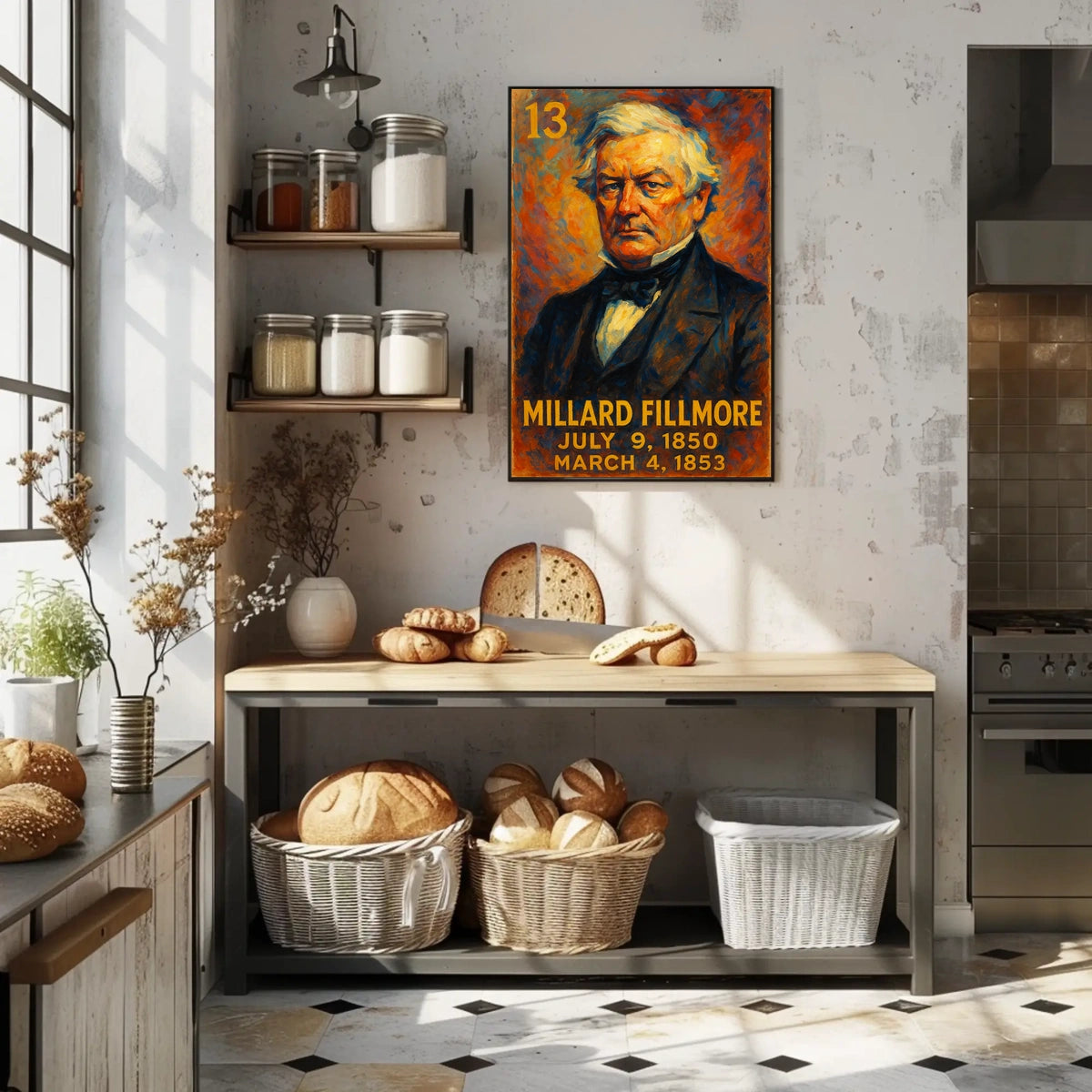 Millard Fillmore 13Th President Poster