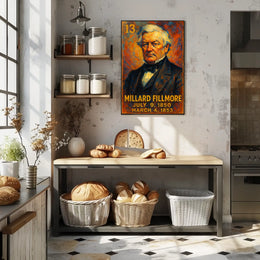 Millard Fillmore 13Th President Poster