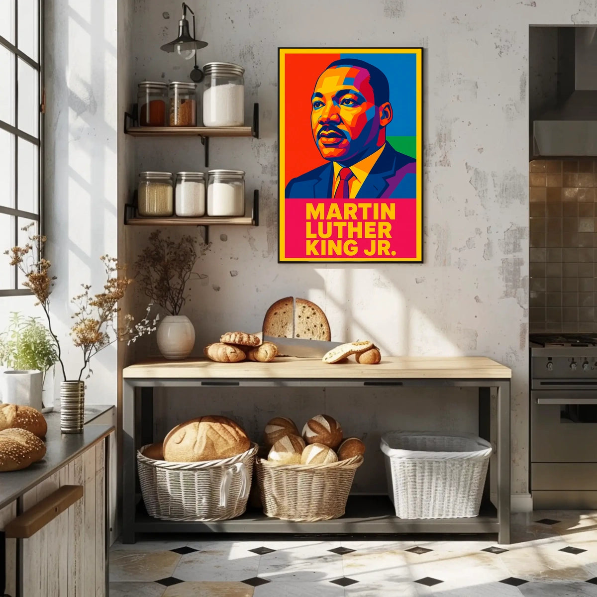 Martin Luther King Jr. Iconic Leader Poster