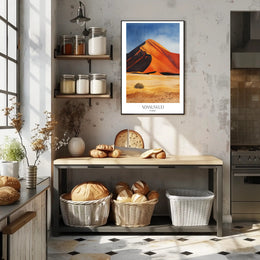 Sossusvlei Sand Dunes Namibia Travel Poster PosterGoat