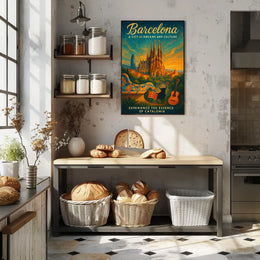 Barcelona A City of Dreams and Culture Poster