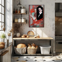 Laurant's Enigmatic Vintage Illusionist Magic Show Poster - Artistic Poster