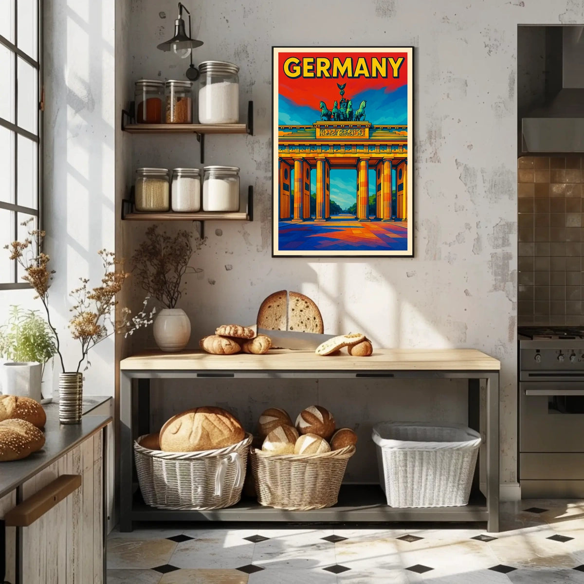 Germany Vibrant Landmark Poster