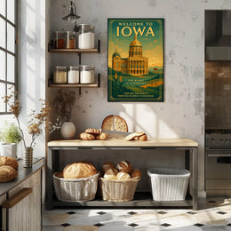 Welcome To Iowa The Heart Of The Poster