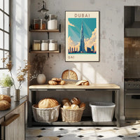Iconic Skyline of Dubai Poster